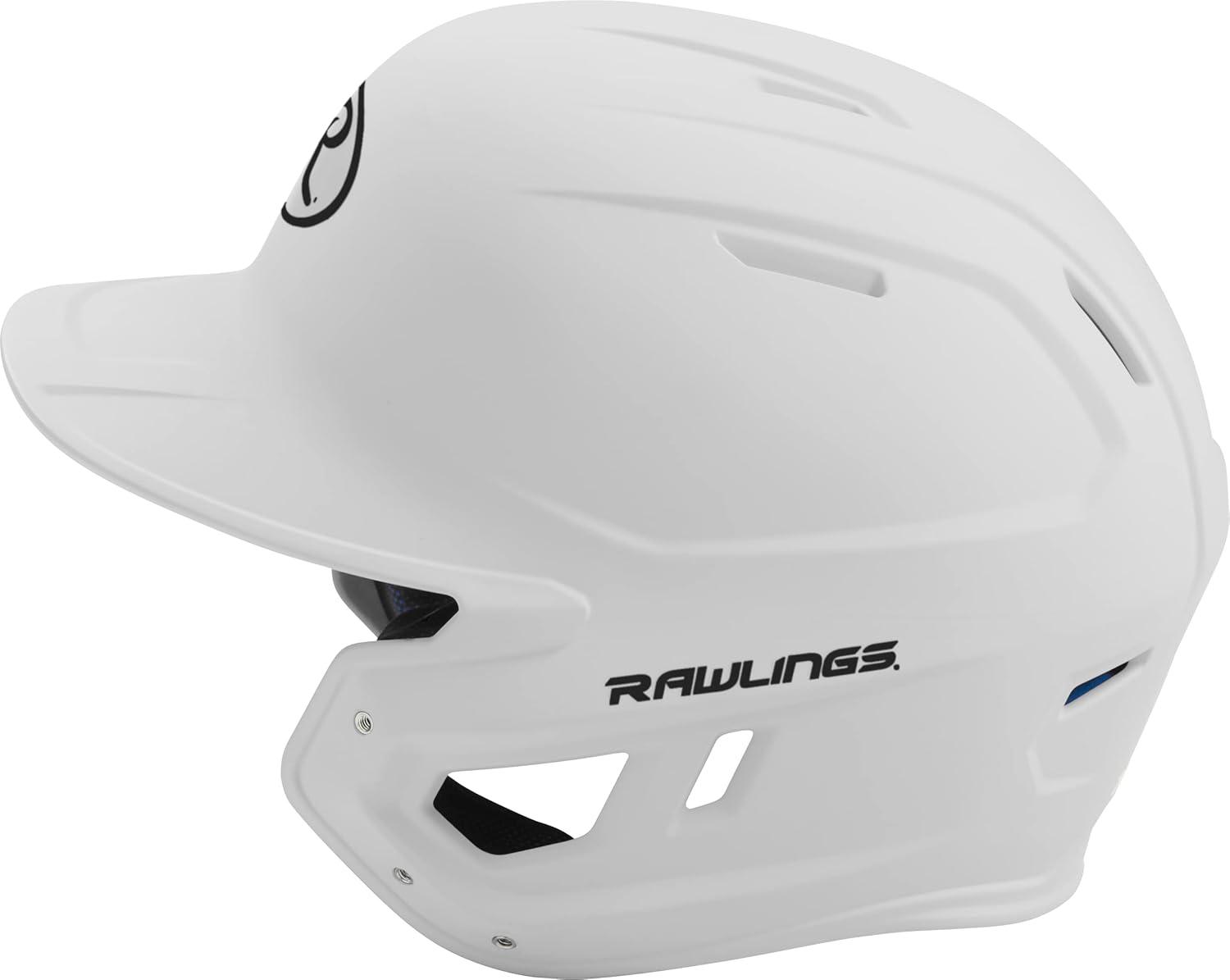imageRawlings  MACH Baseball Batting Helmet  Matte  JR ampamp SR Sizes  Multiple ColorsMatte White