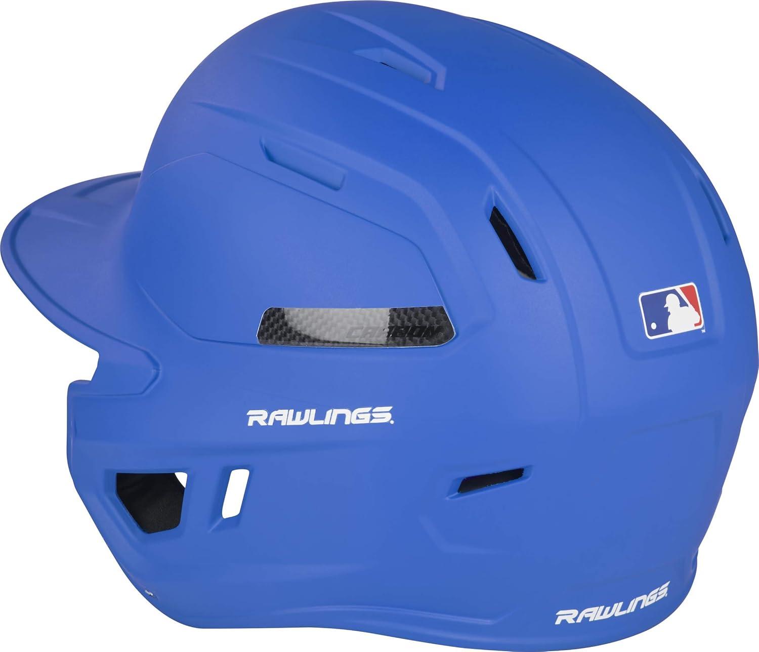 imageRawlings  MACH Carbon Baseball Batting Helmet  Matte  Multiple Sizes  Multiple ColorsMatte Royal