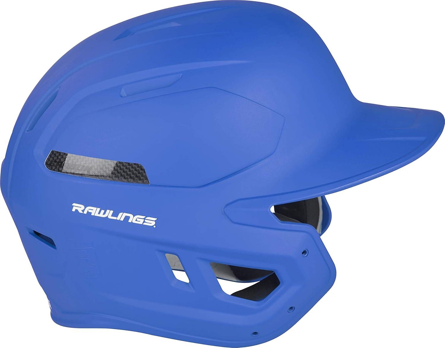 imageRawlings  MACH Carbon Baseball Batting Helmet  Matte  Multiple Sizes  Multiple ColorsMatte Royal