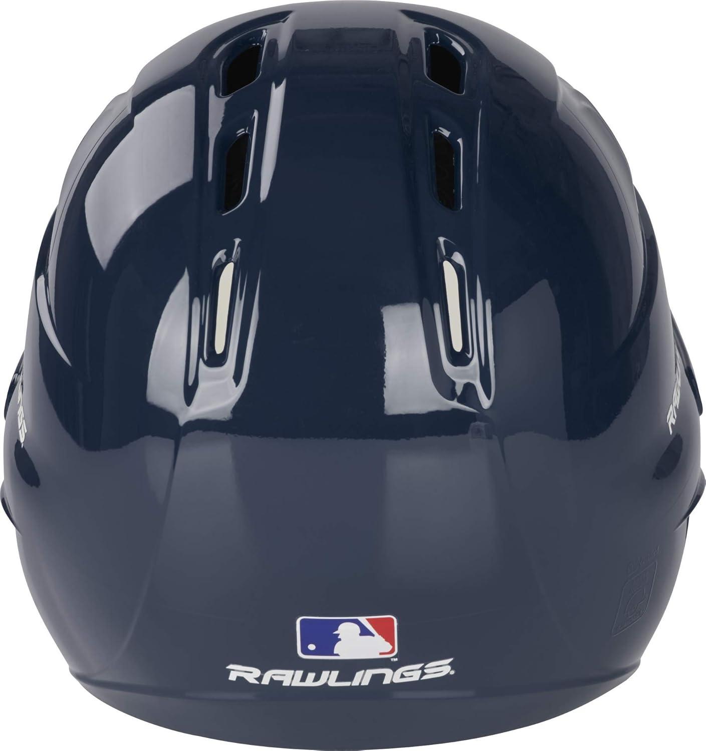 imageRawlings  R16 Velo Baseball Batting Helmet  Gloss  JR ampamp SR Sizes  Multiple ColorsGloss Navy