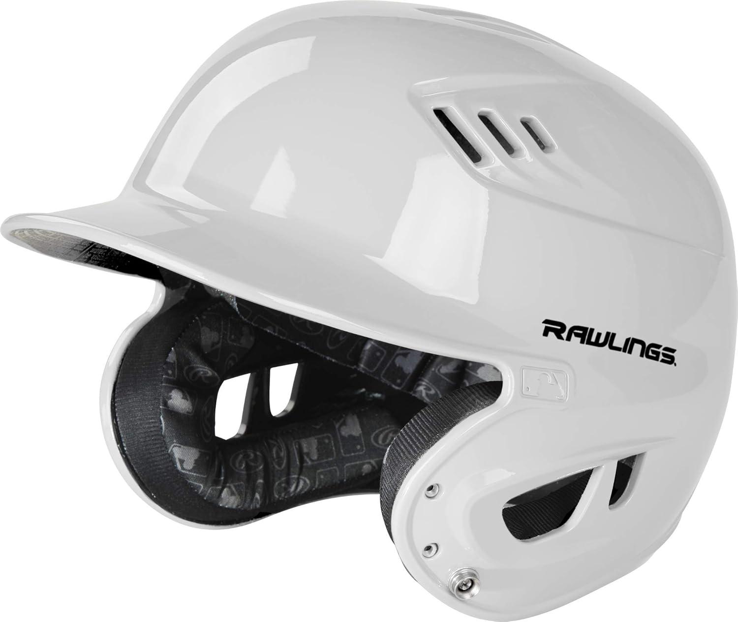 imageRawlings  R16 Velo Baseball Batting Helmet  Gloss  JR ampamp SR Sizes  Multiple ColorsGloss White