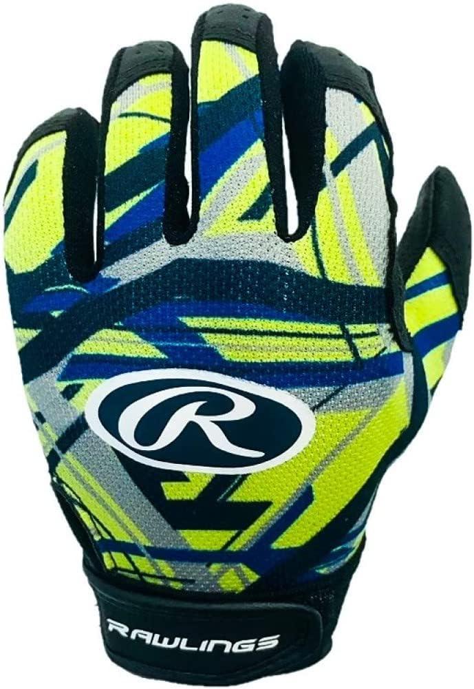 imageRawlings  Remix  TBallCoach Pitch Batting Gloves  Boys ampamp Girls Size Youth XS  Multiple ColorsNeon Green