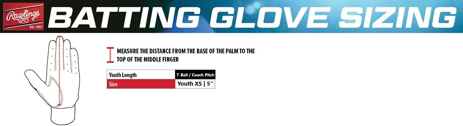imageRawlings  Remix  TBallCoach Pitch Batting Gloves  Boys ampamp Girls Size Youth XS  Multiple ColorsNeon Green
