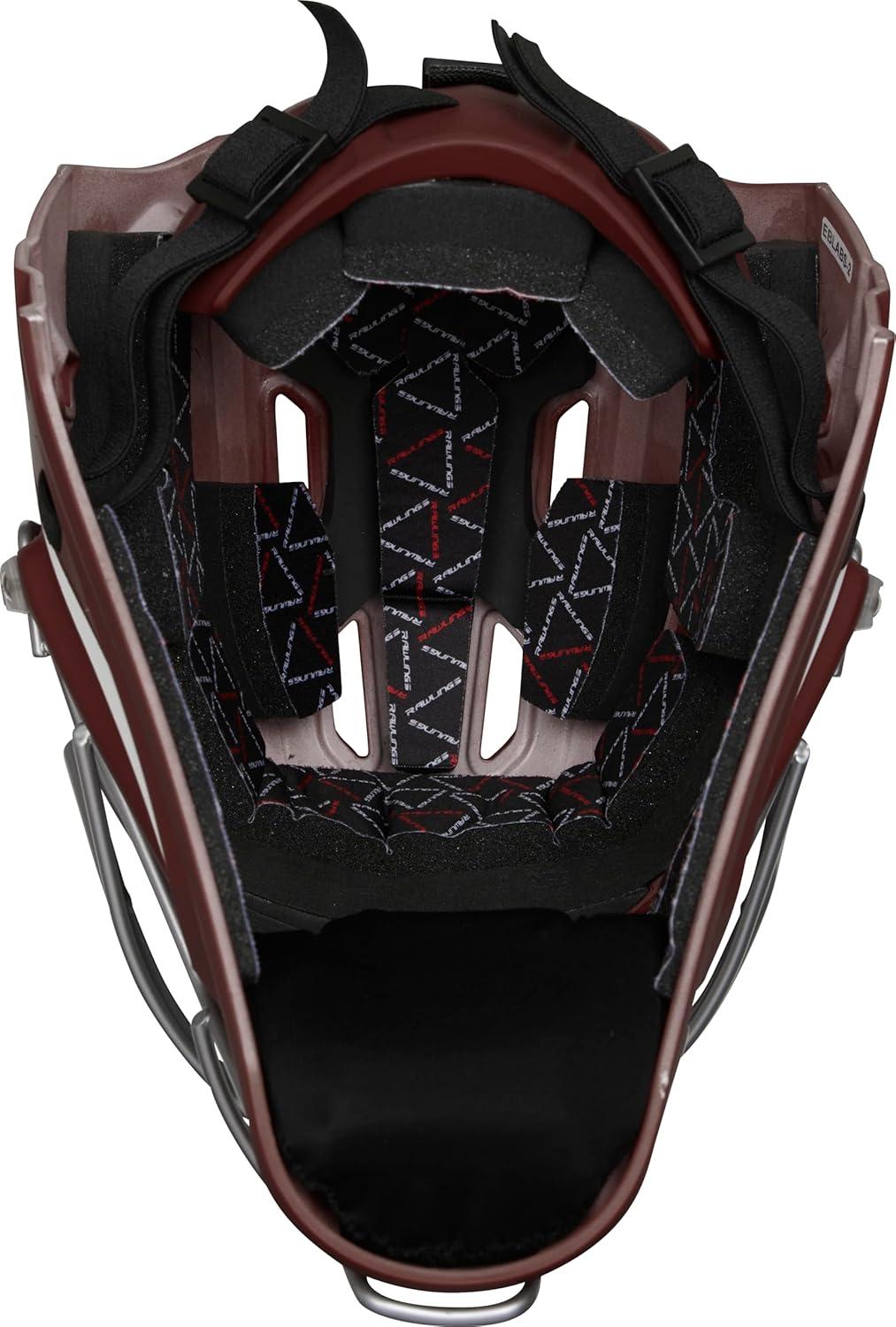 imageRawlings  Velo 20 Catchers Helmet  Baseball  Junior ampamp Senior Sizing  Multiple ColorsCardinalWhite