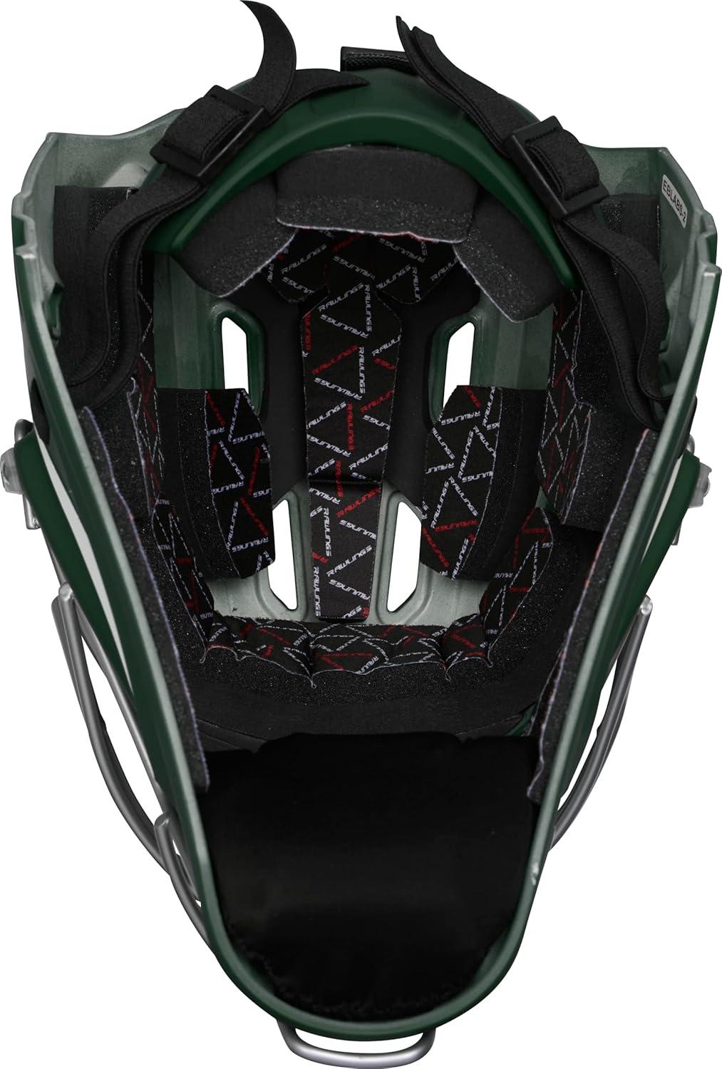 imageRawlings  Velo 20 Catchers Helmet  Baseball  Junior ampamp Senior Sizing  Multiple ColorsDark GreenWhite