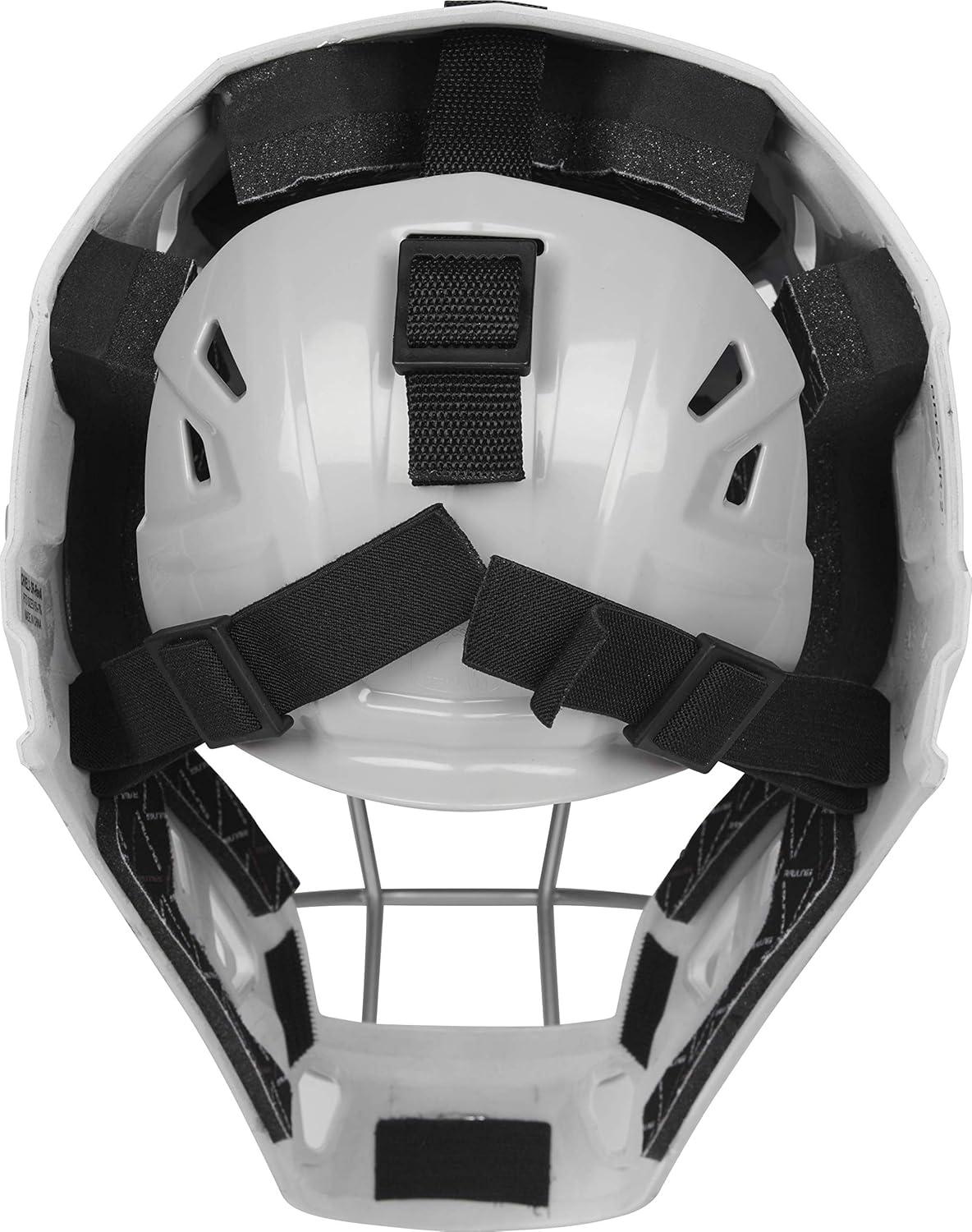 imageRawlings  Velo 20 Catchers Helmet  Baseball  Junior ampamp Senior Sizing  Multiple ColorsWhiteSilver