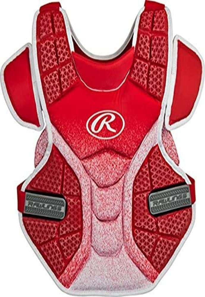 imageRawlings Velo Catchers Chest Protector Fastpitch Softball Adult ampamp Intermediate Sizes Multiple StylesScarletWhite