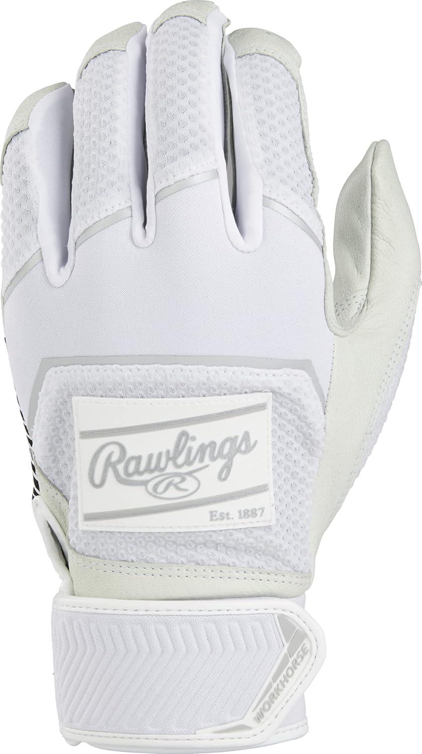 imageRawlings  Workhorse Baseball Batting Gloves  Youth  Multiple Colors