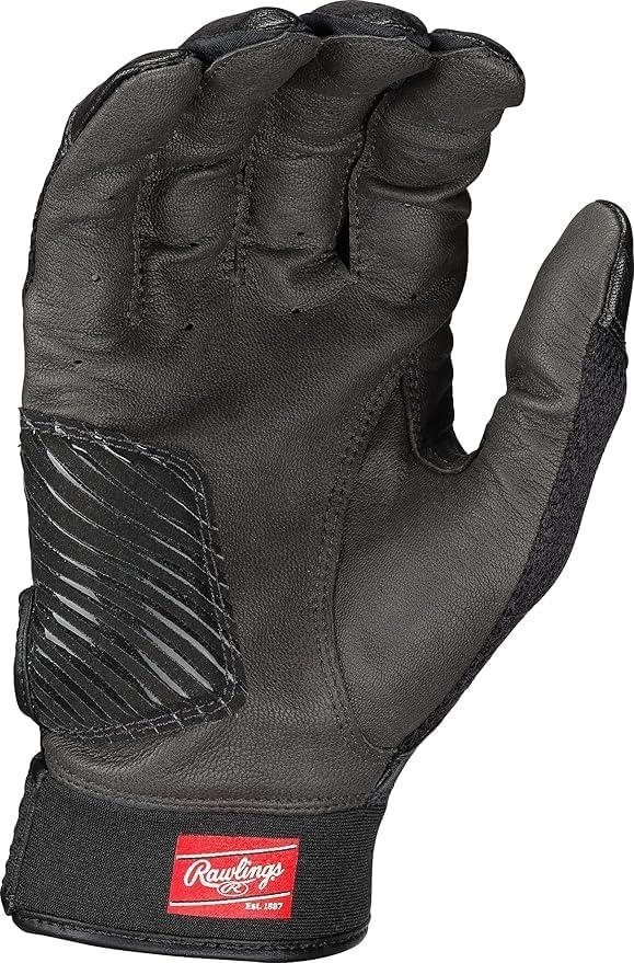 imageRawlings  Workhorse OKC Fastpitch Softball Batting Gloves  Adult  Multiple ColorsBlack