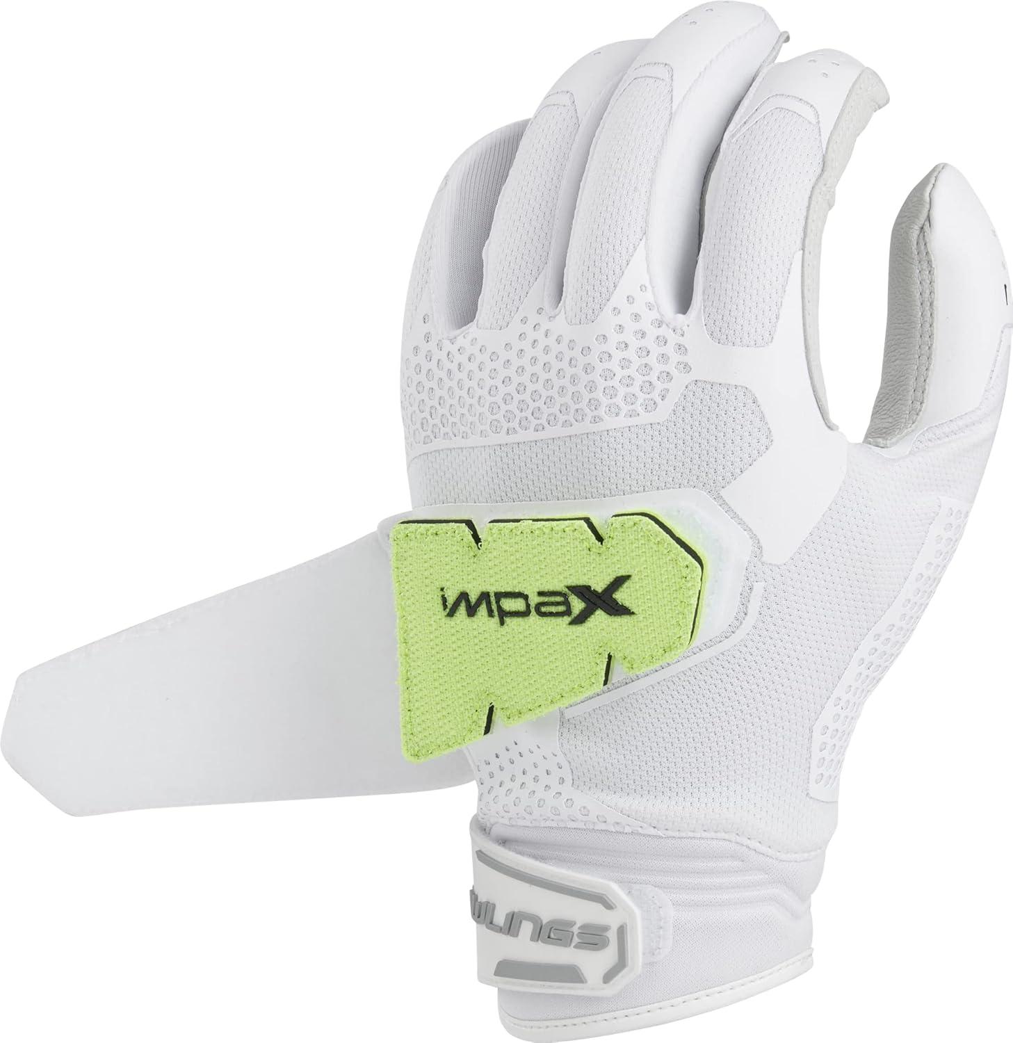 imageRawlings  Workhorse PRO Fastpitch Softball Batting Gloves  Double Strap  Impax Pad  Adult  Multiple Colors