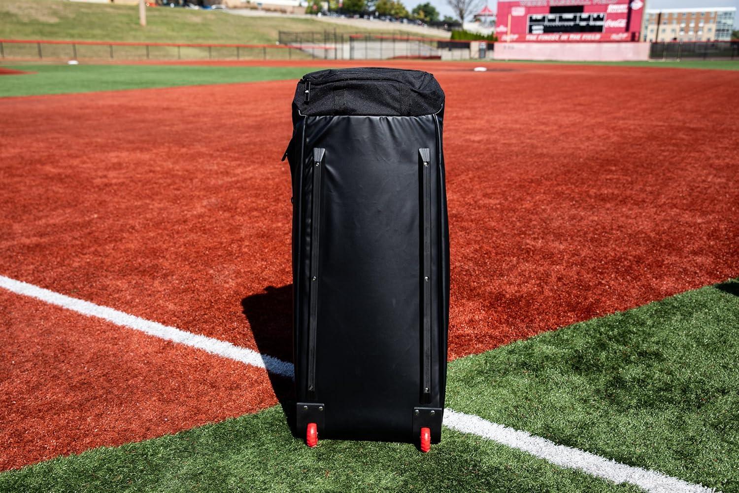 imageRawlings Workhorse Wheeled Equipment Bag Baseball ampamp Softball Multiple StylesGraphite