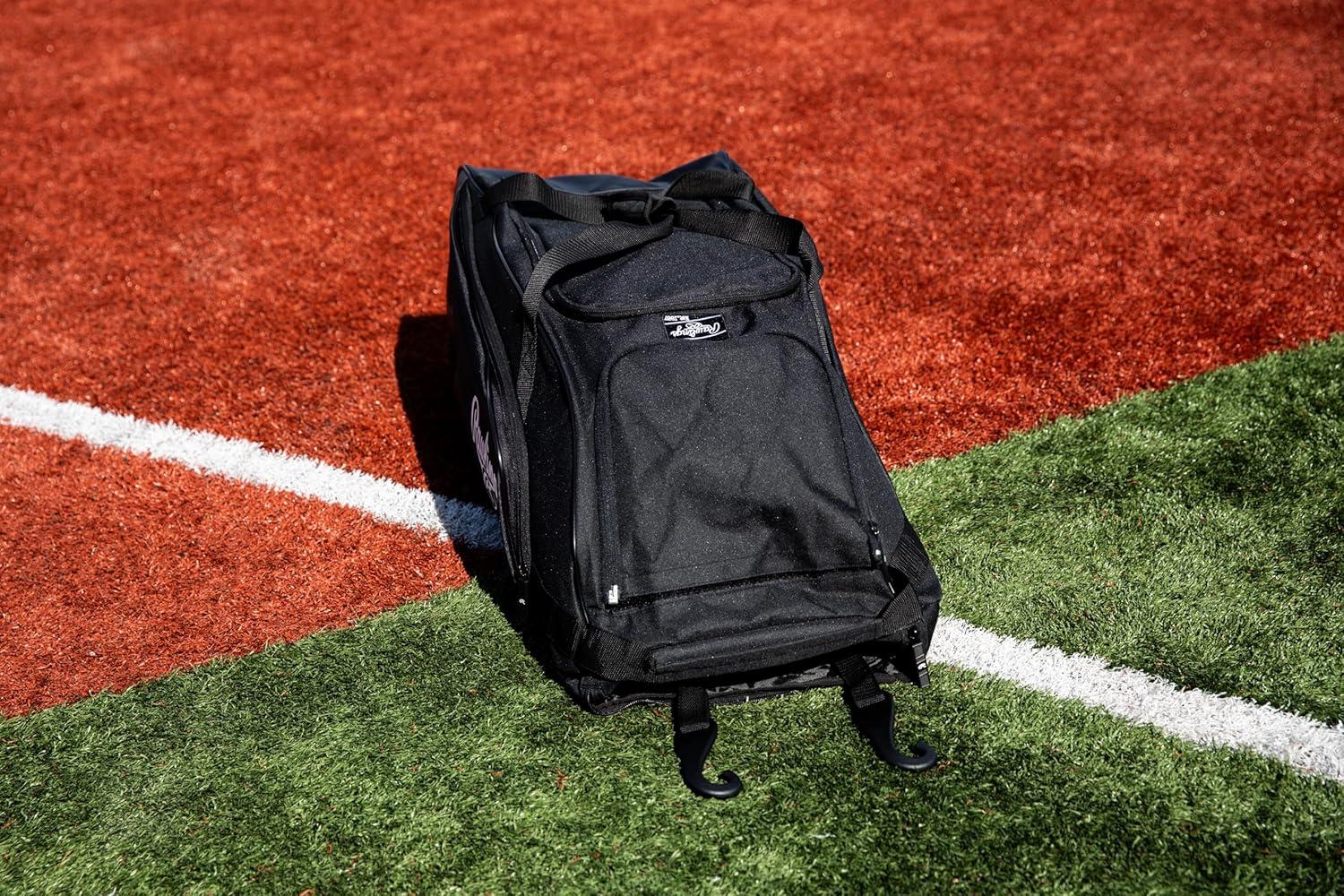 imageRawlings Workhorse Wheeled Equipment Bag Baseball ampamp Softball Multiple StylesScarlet