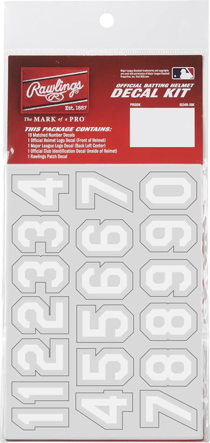 imageRawlings MLB Authentic Baseball Helmet Decal Kit All Team OptionsKansas City Royals