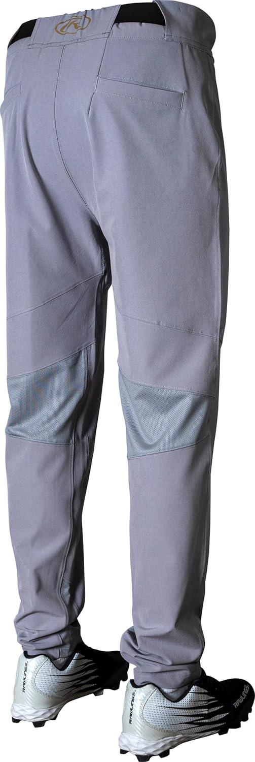 imageRawlings Mens Gold Collection Series Baseball Pants  SemiRelaxed Tapered Fit  Adult Sizes  Solid  Multiple ColorsGrey
