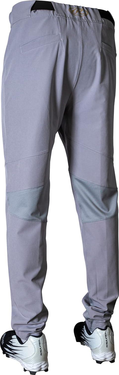 imageRawlings Mens Gold Collection Series Baseball Pants  SemiRelaxed Tapered Fit  Adult Sizes  Solid  Multiple ColorsGrey