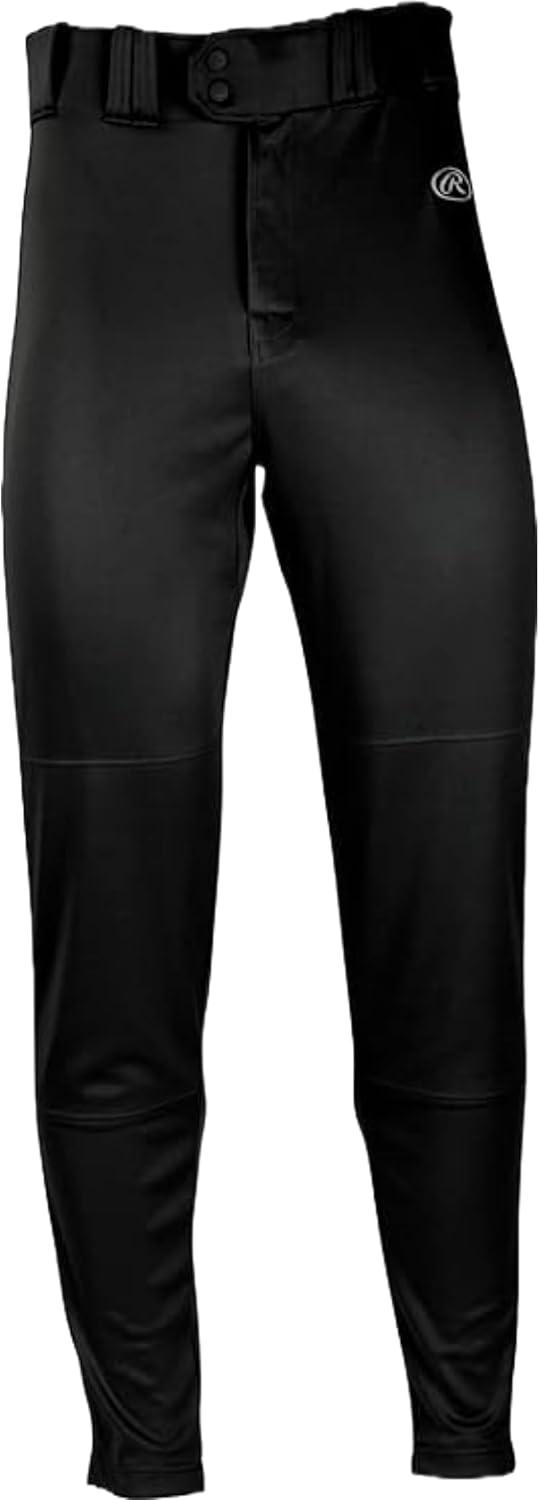 imageRawlings Mens Launch Series Baseball Pants  Tapered Jogger Fit  Adult Sizes  Solid  Multiple ColorsBlack