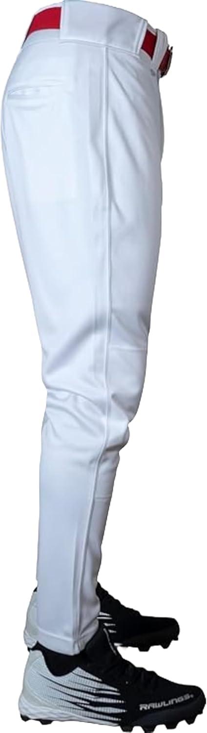 imageRawlings Mens Launch Series Baseball Pants  Tapered Jogger Fit  Adult Sizes  Solid  Multiple ColorsWhite