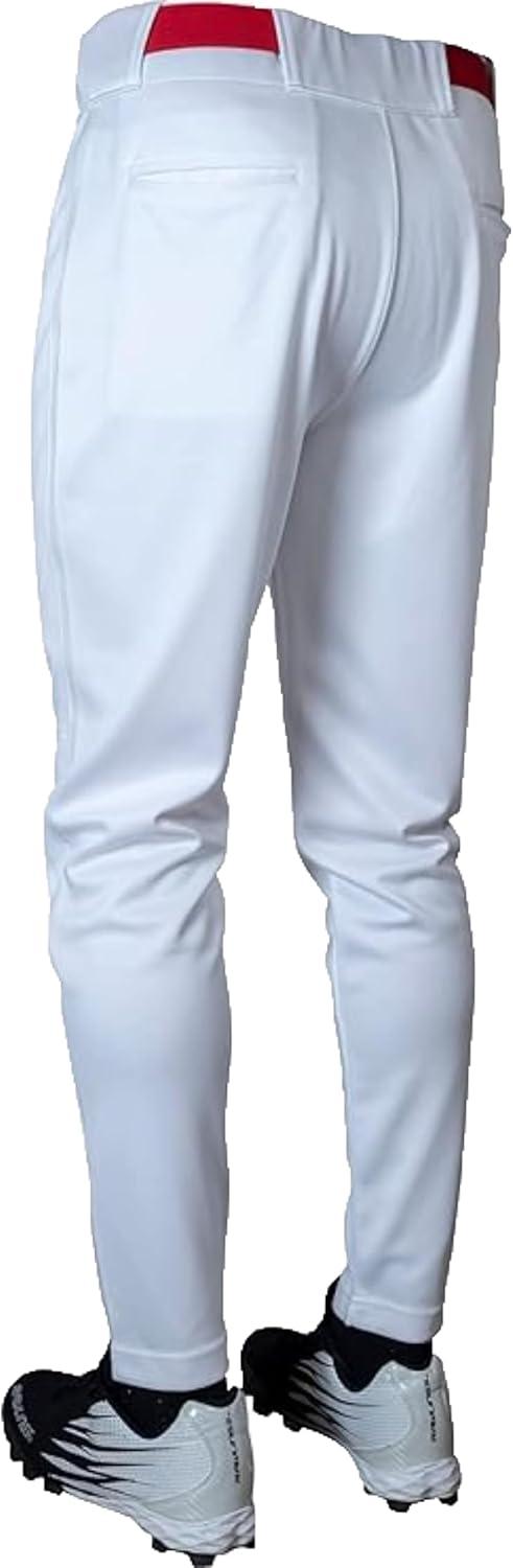imageRawlings Mens Launch Series Baseball Pants  Tapered Jogger Fit  Adult Sizes  Solid  Multiple ColorsWhite