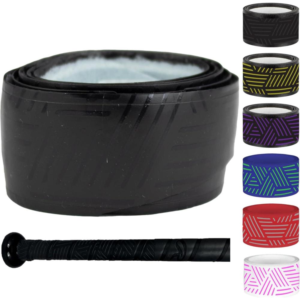 imageRawlings 100mm 180mm 275mm Bat Grip Baseball Softball Multiple ColorsBlack Standard Thickness