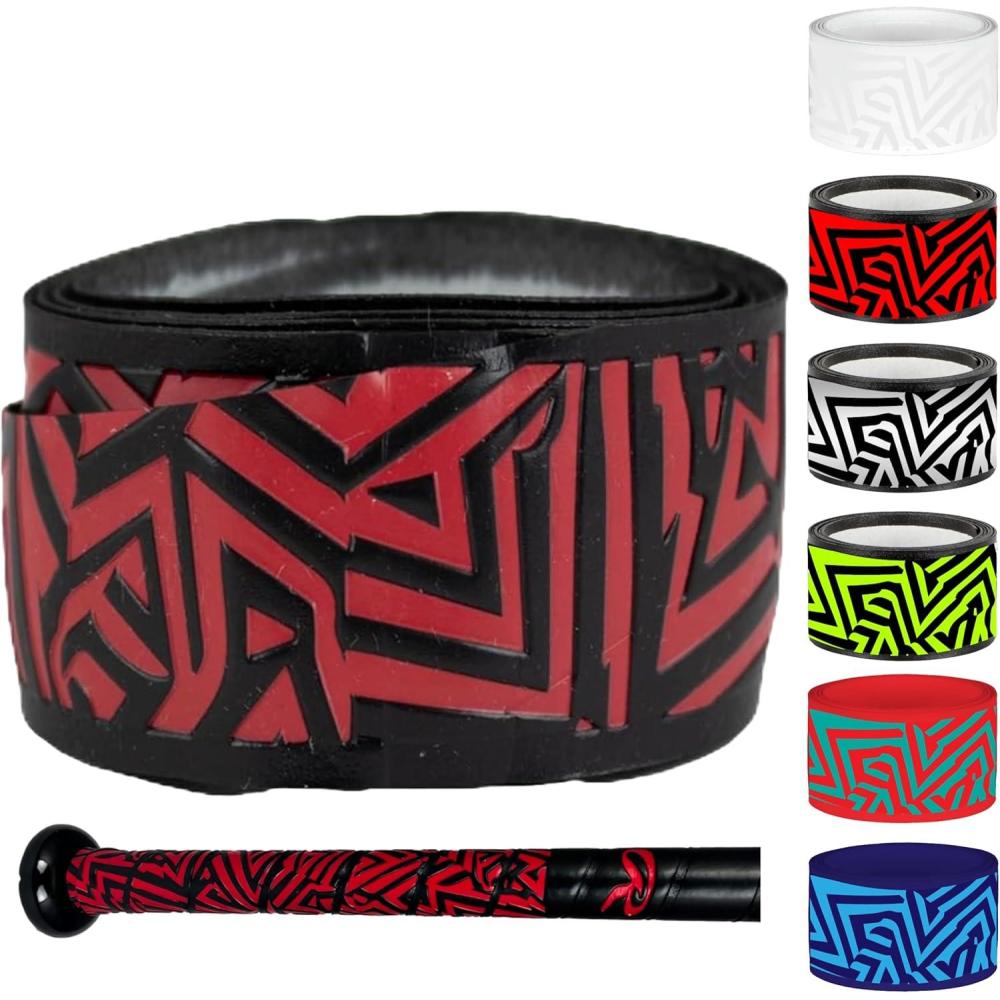 imageRawlings 100mm 180mm 275mm Bat Grip Baseball Softball Multiple ColorsRed Black