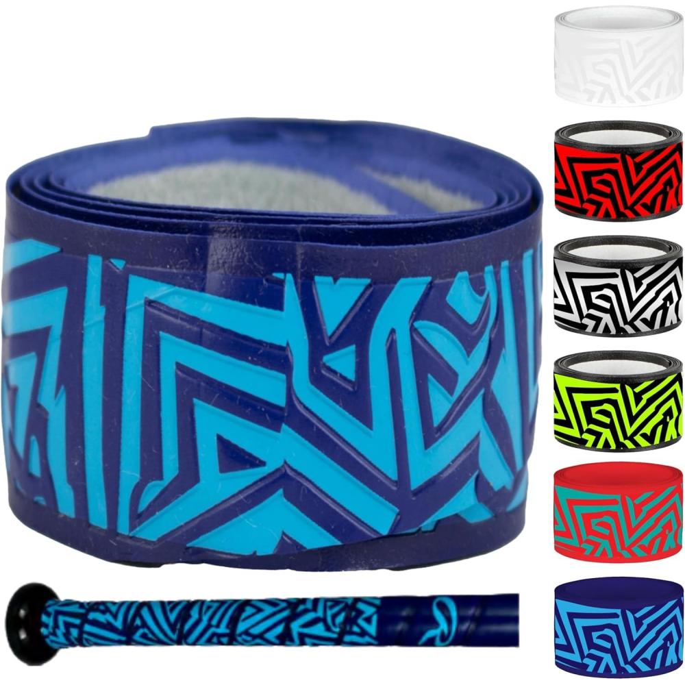 imageRawlings 100mm 180mm 275mm Bat Grip Baseball Softball Multiple ColorsSky Blue