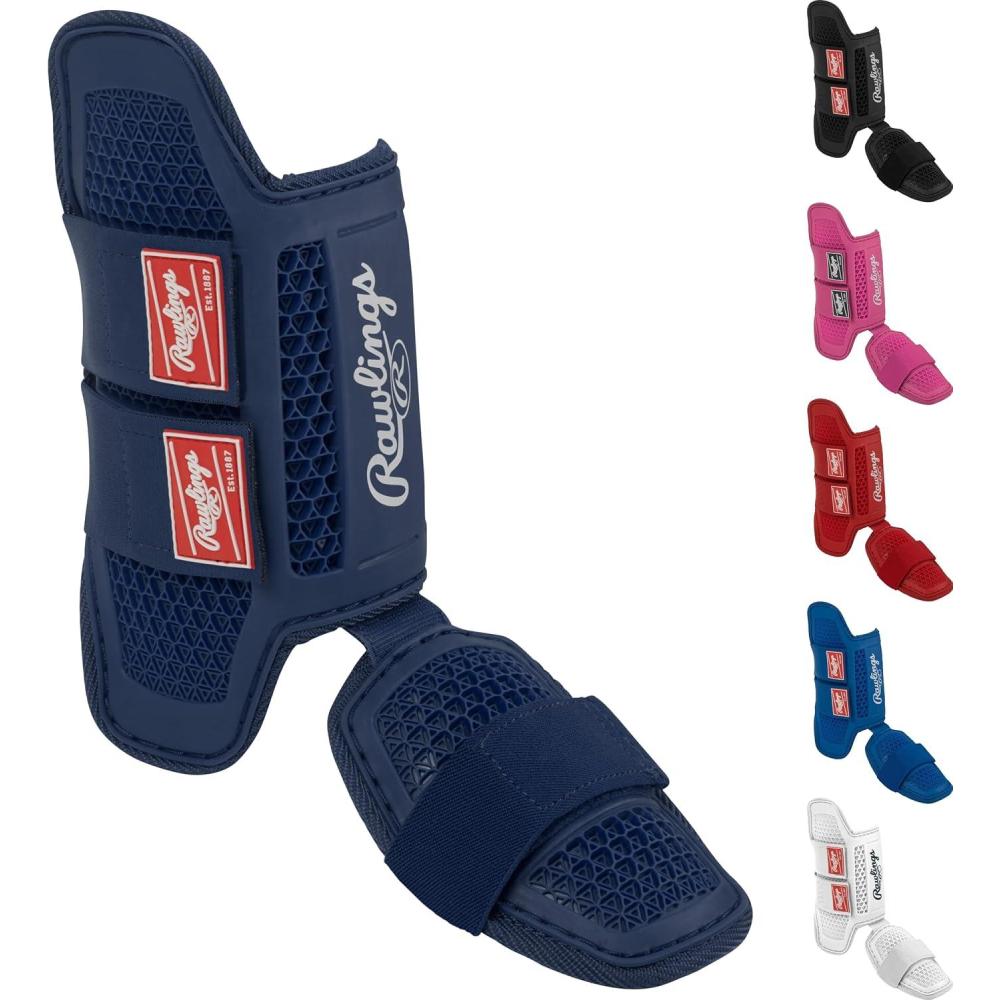 imageRawlings Batters Leg Guard Baseball Softball Small ampamp Large Sizes Multiple ColorsNavy