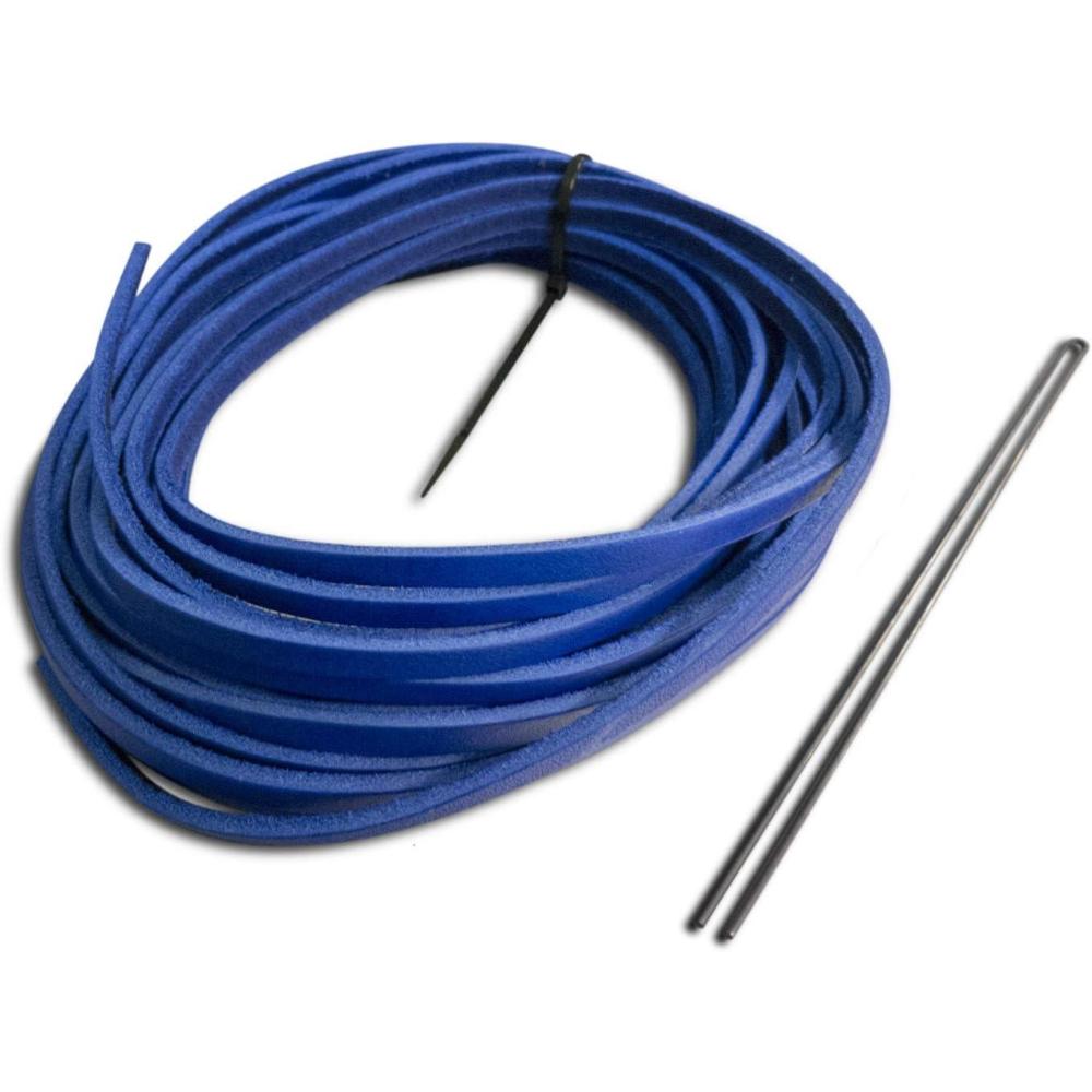 imageRawlings  Glove RELACE Pack  BaseballSoftball  4 pcs Standard 316quot X 72quot Lace with Lacing Tool  Multiple ColorsRoyal Blue