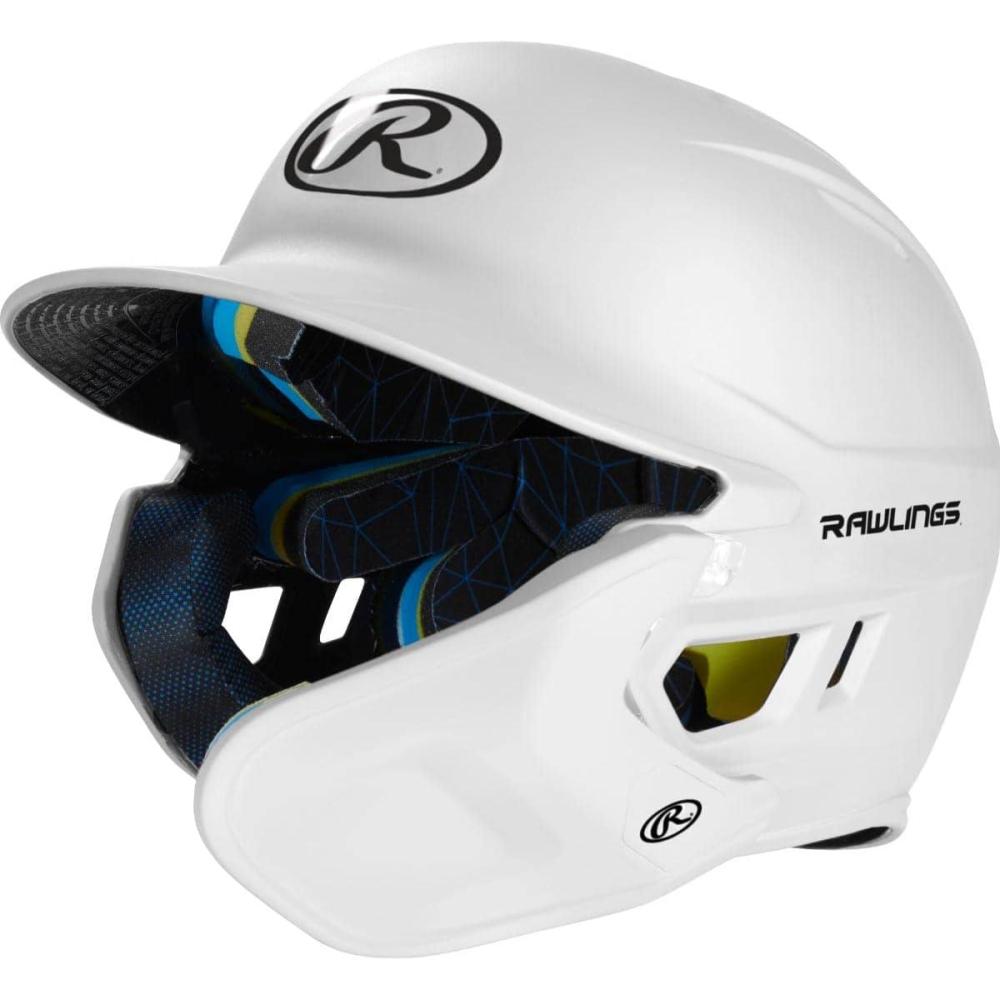 imageRawlings  MACH Adjust Baseball Batting Helmet  Adjustable Face Guard  Matte  JR ampamp SR Sizes  Multiple ColorsMatte White