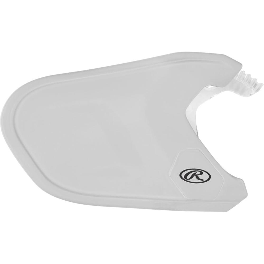 imageRawlings  MACH Adjust Face Guard  Adjustable Extension Piece  Fits Mach Series Helmets  Matte LHB ampamp RHB OptionsMatte White