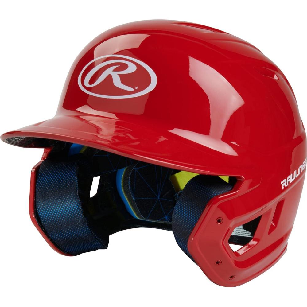 imageRawlings  MACH Baseball Batting Helmet  Gloss  JR ampamp SR Sizes  Multiple ColorsGloss Scarlet