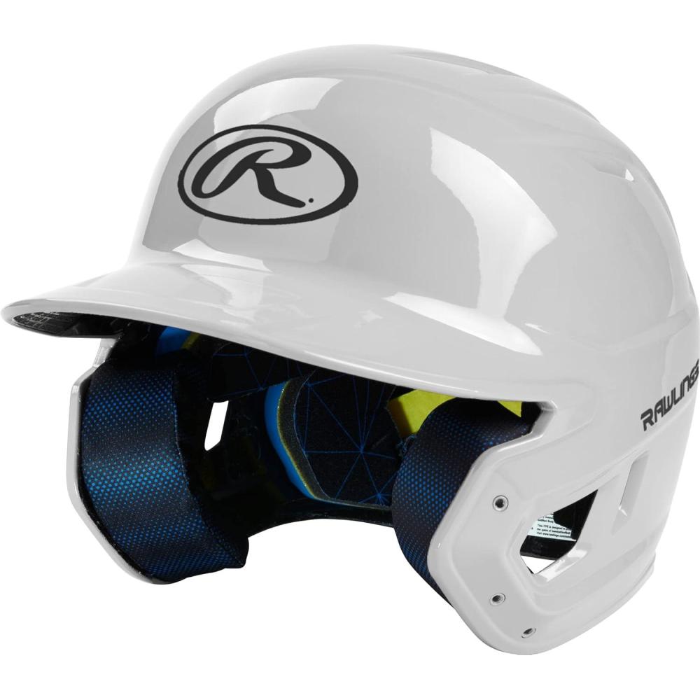 imageRawlings  MACH Baseball Batting Helmet  Gloss  JR ampamp SR Sizes  Multiple ColorsGloss White