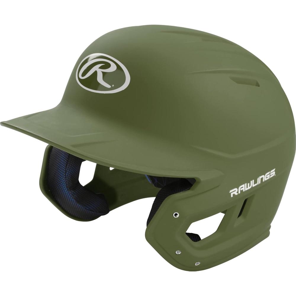 imageRawlings  MACH Baseball Batting Helmet  Matte  JR ampamp SR Sizes  Multiple ColorsMatte Military Green