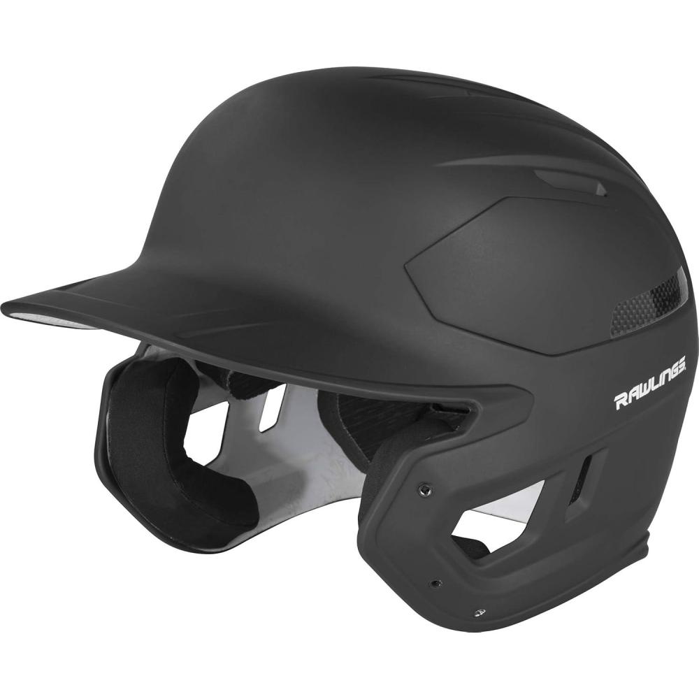 imageRawlings  MACH Carbon Baseball Batting Helmet  Matte  Multiple Sizes  Multiple ColorsMatte Black