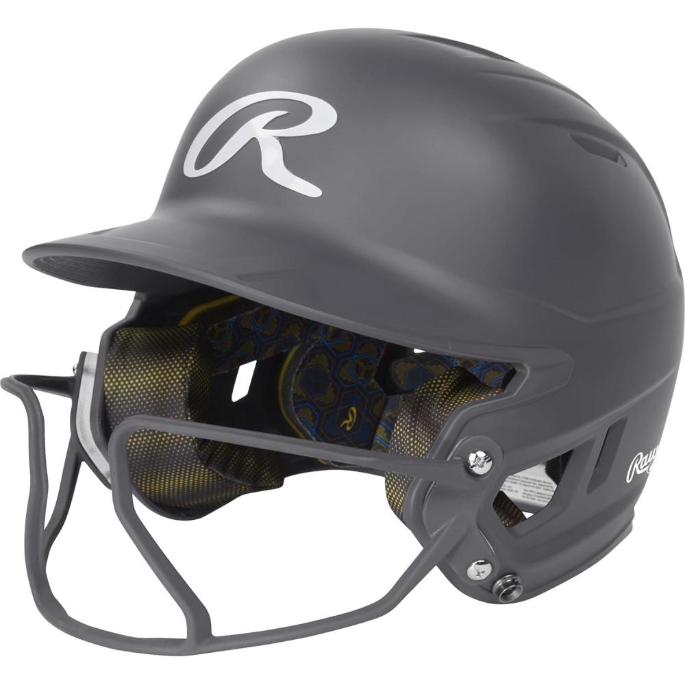 imageRawlings  MACH HIVIZ Fastpitch Softball Batting Helmet  Face Guard AttachedGraphite