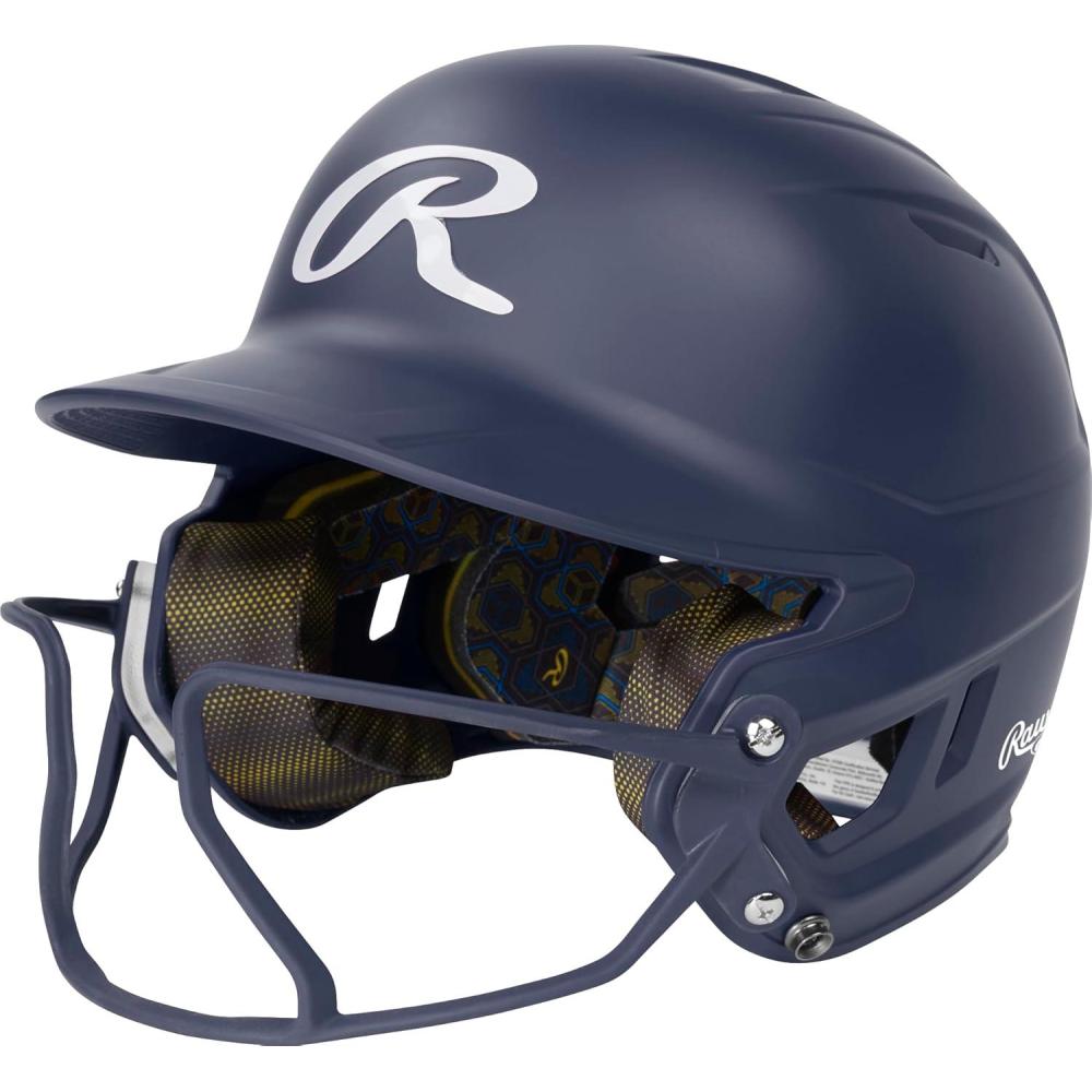 imageRawlings  MACH HIVIZ Fastpitch Softball Batting Helmet  Face Guard AttachedNavy