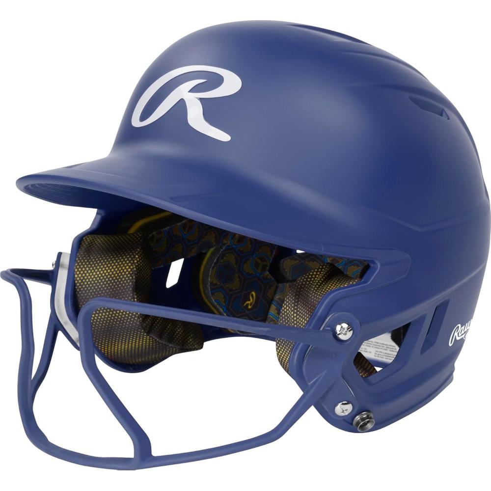 imageRawlings  MACH HIVIZ Fastpitch Softball Batting Helmet  Face Guard AttachedRoyal