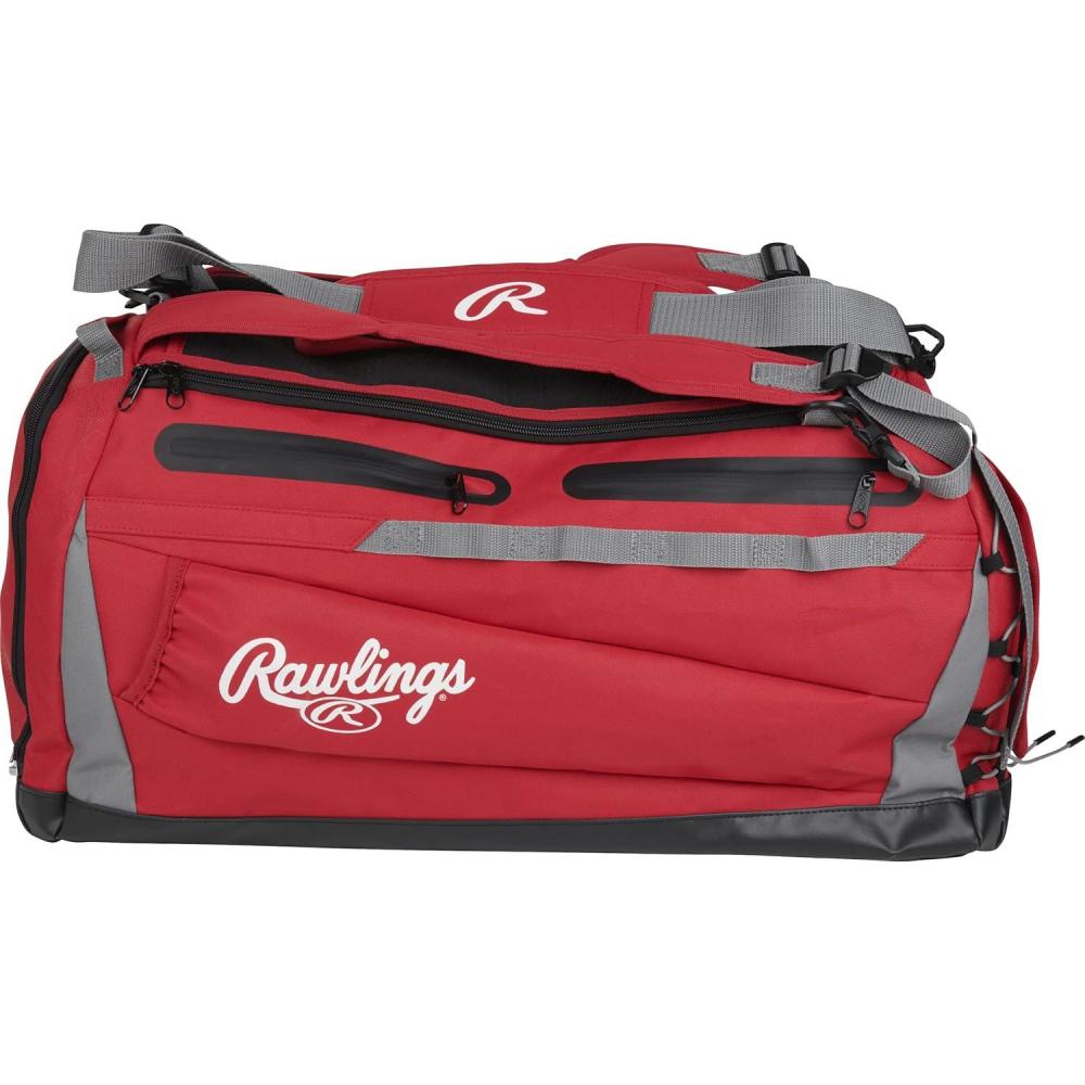 imageRawlings  MACH Hybrid BackpackDuffle Equipment Bag  Baseball ampamp Softball  Multiple ColorsScarlet