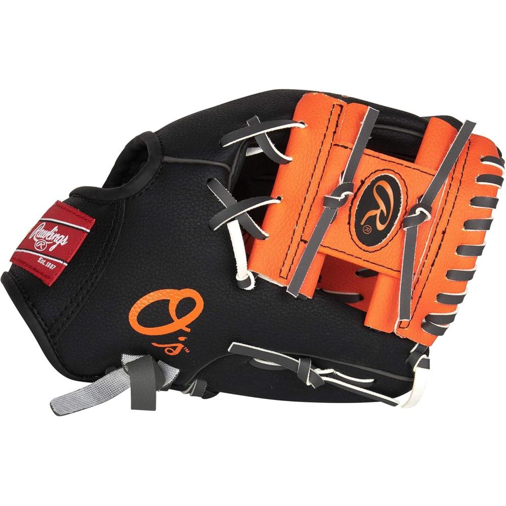 imageRawlings  MLB Players Glove Series  TBall ampamp Youth Baseball Gloves  10quot  All MLB TeamsBaltimore Orioles