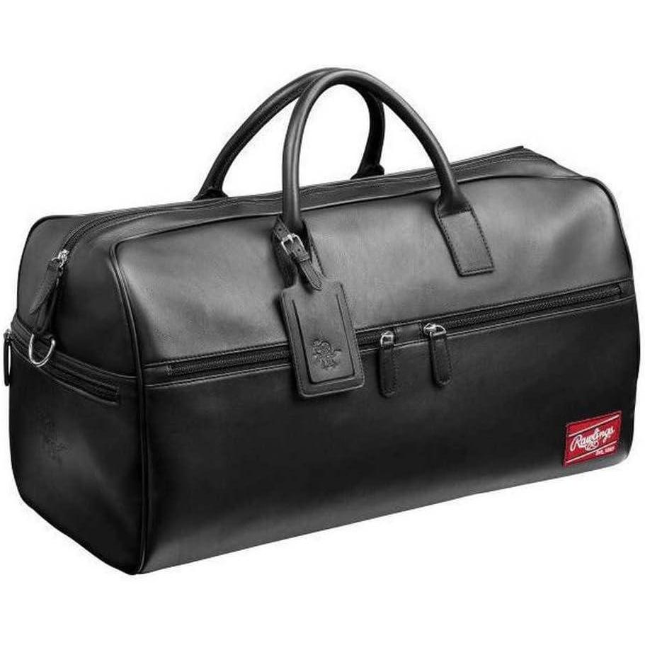 imageRawlings  Mens Leather Weekender Duffle Bag CollectionBlack  Heart of the Hide Collection