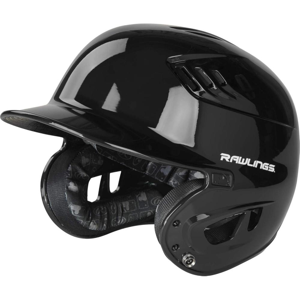 imageRawlings  R16 Velo Baseball Batting Helmet  Gloss  JR ampamp SR Sizes  Multiple ColorsGloss Black