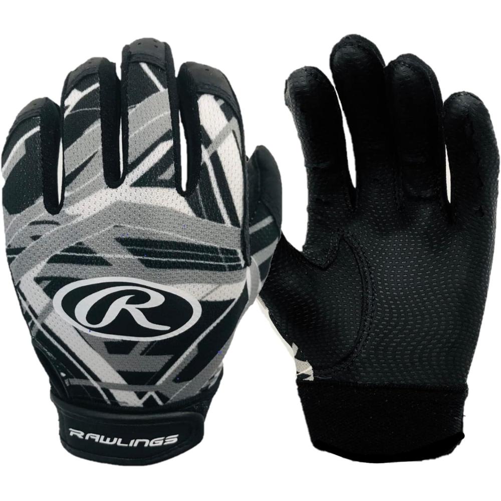 imageRawlings  Remix  TBallCoach Pitch Batting Gloves  Boys ampamp Girls Size Youth XS  Multiple ColorsBlack