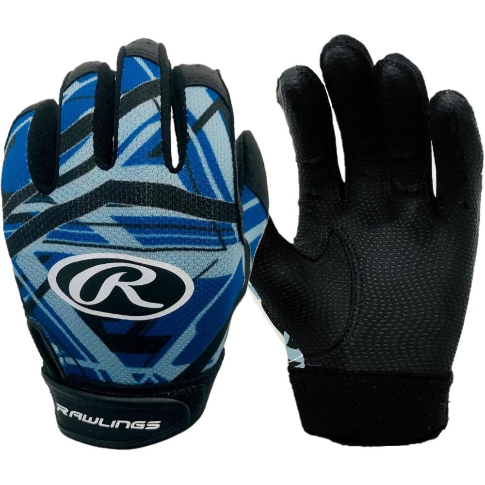 imageRawlings  Remix  TBallCoach Pitch Batting Gloves  Boys ampamp Girls Size Youth XS  Multiple ColorsElectric Blue