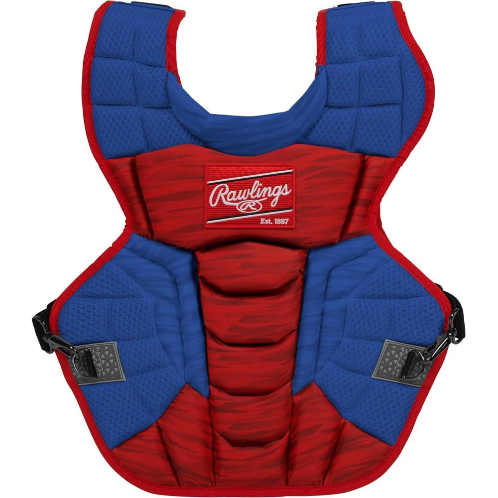 imageRawlings  Velo 20 Catchers Chest Protector  Baseball  Adult ampamp Intermediate Sizing  Multiple ColorsRoyalScarlet