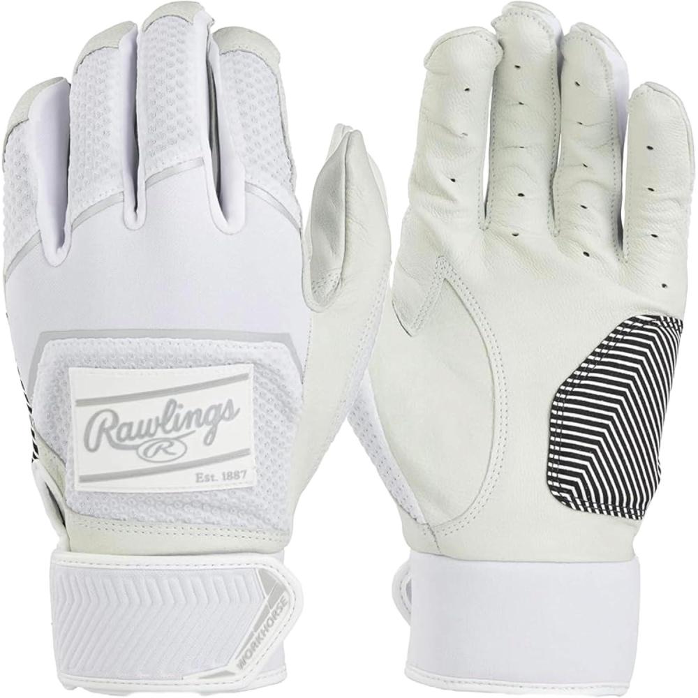 imageRawlings  Workhorse Baseball Batting Gloves  Youth  Multiple Colors