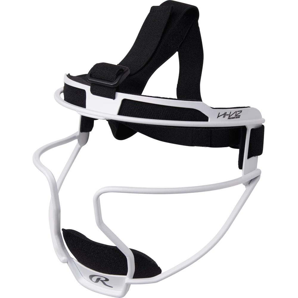 imageRawlings HIVIZ Fastpitch Softball Fielders Mask  Youth ampamp AdultWhite