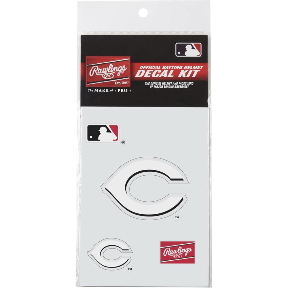 imageRawlings MLB Authentic Baseball Helmet Decal Kit All Team OptionsCincinatti Reds