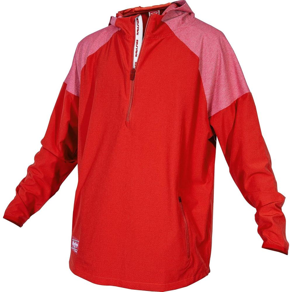 imageRawlings Mens Colorsync Long Sleeve Jacket  Adult Sizes  Multiple ColorsRed