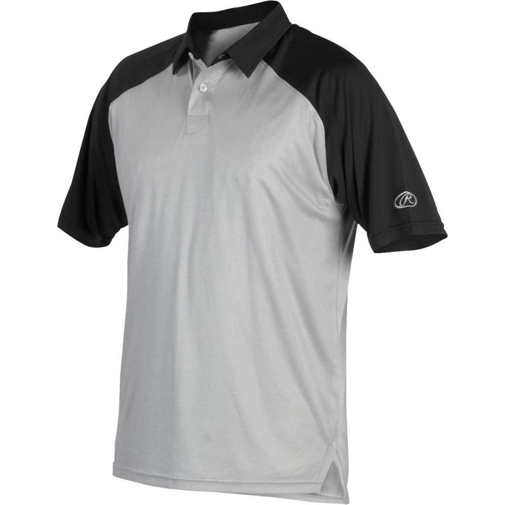 imageRawlings Mens Colorsync PoloGreyBlack
