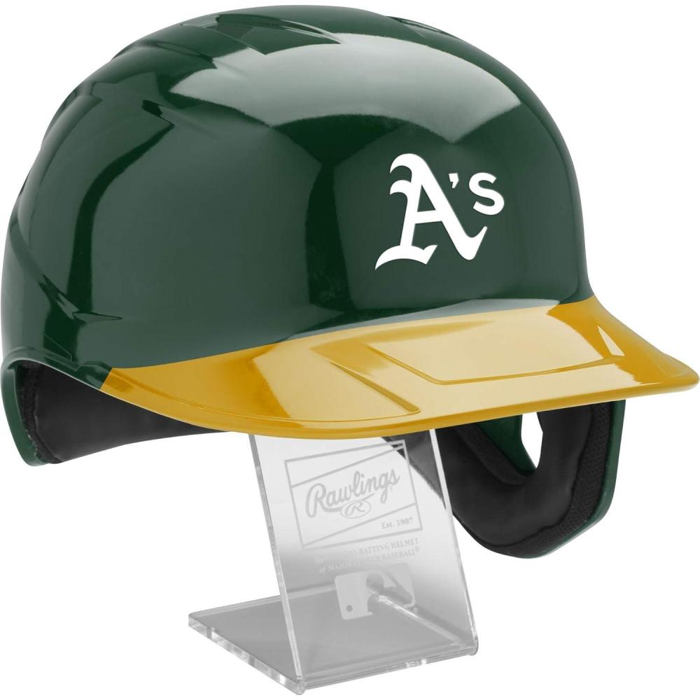 imageRawlings Official MLB Mach Pro Replica Baseball Batting Helmet SeriesOakland Athletics