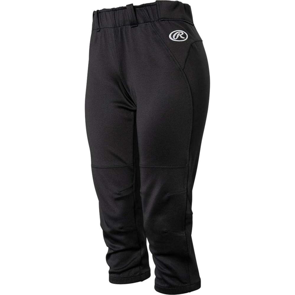 imageRawlings Premium Yoga Style GamePractice Fastpitch Softball Pant Adult Solid ColorBlack